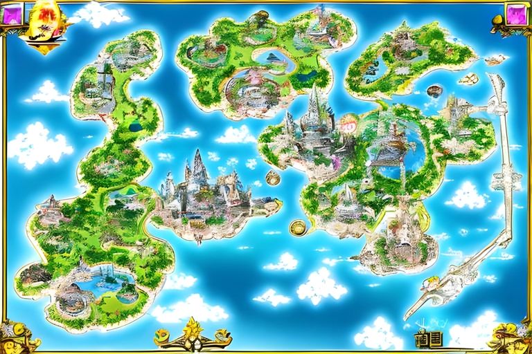 画像素材集「ファンタジーマップ・イメージコレクション」 サンプル6ページ目