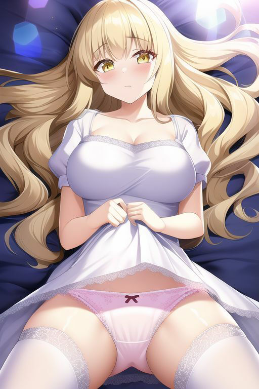 金髪女子の下着イラスト集 サンプル1ページ目