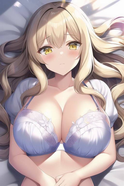 金髪女子の下着イラスト集 サンプル2ページ目