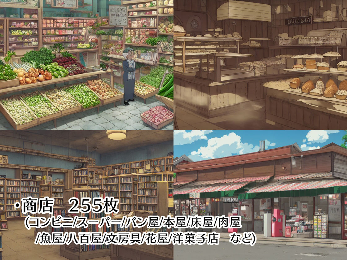 著作権フリー背景美術素材集 BGArt 01 「現代編」 サンプル2ページ目