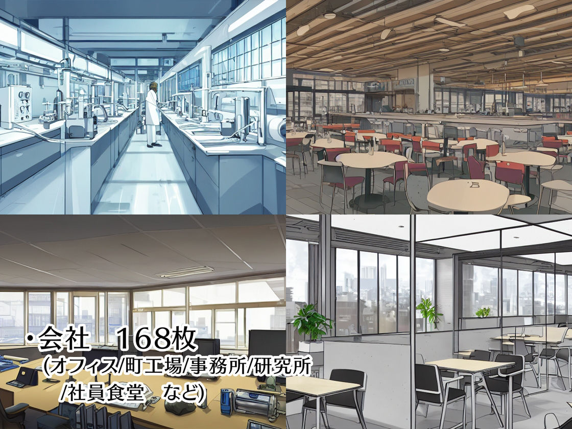 著作権フリー背景美術素材集 BGArt 01 「現代編」 サンプル5ページ目