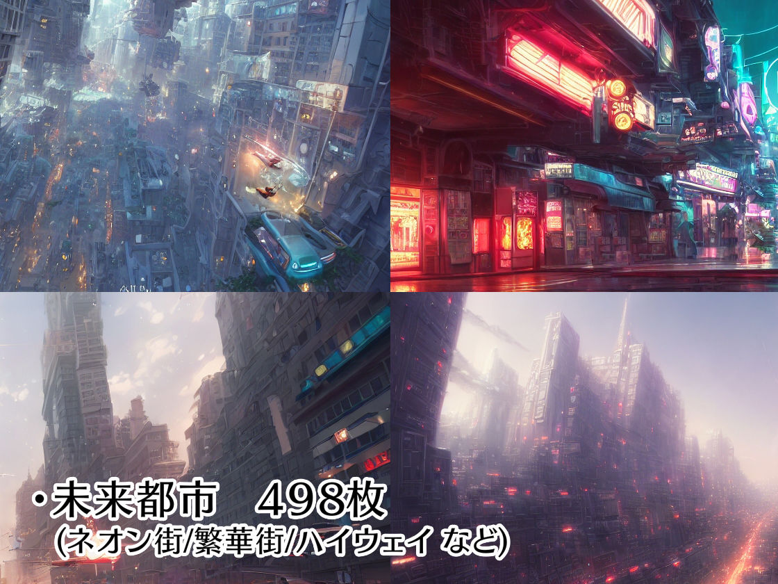 著作権フリー背景美術素材集 BGArt 04 「Sci-Fi編」 サンプル1ページ目