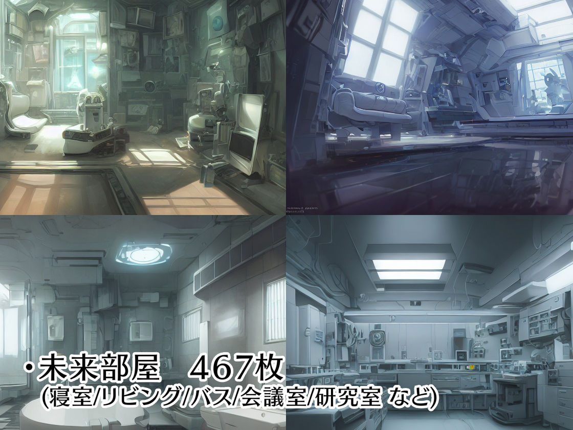 著作権フリー背景美術素材集 BGArt 04 「Sci-Fi編」 サンプル2ページ目