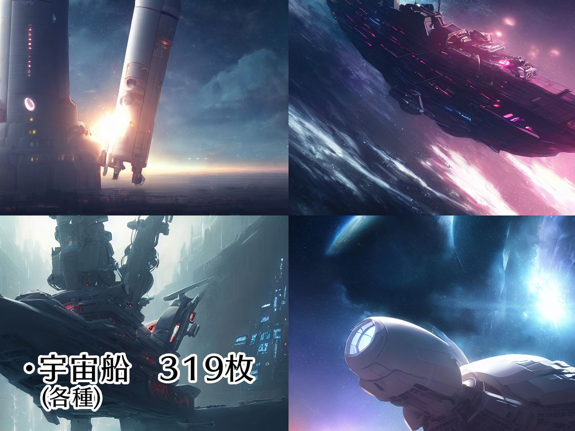 著作権フリー背景美術素材集 BGArt 04 「Sci-Fi編」 サンプル3ページ目
