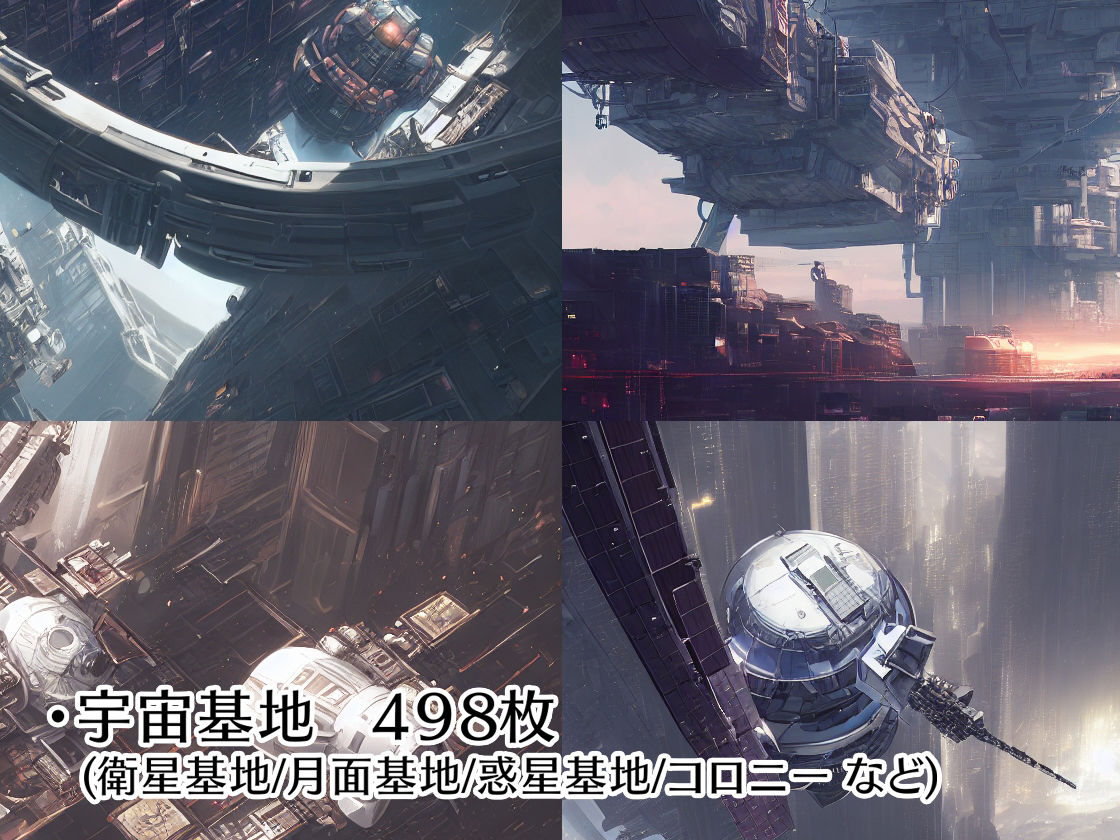 著作権フリー背景美術素材集 BGArt 04 「Sci-Fi編」 サンプル4ページ目