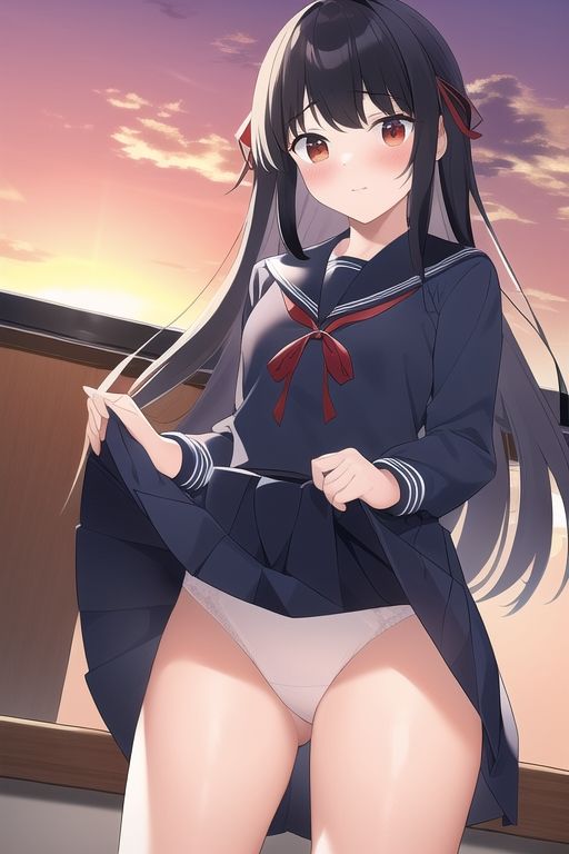 美少女女子校生芽依の日常1 サンプル2ページ目