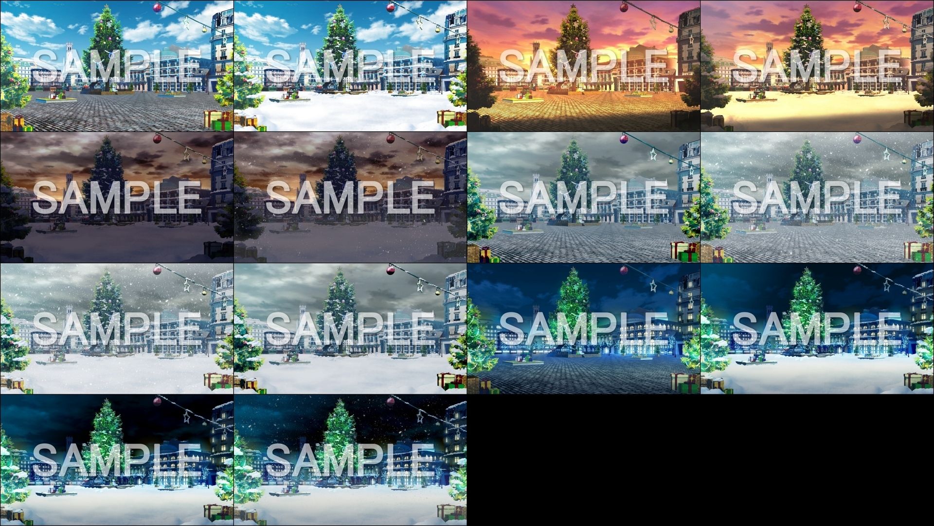 みにくる背景CG集『クリスマス編』特別版part02 サンプル2ページ目