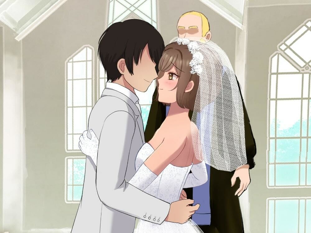 結婚式乱入！花嫁の浮気を暴露し、ウエディングドレスのまま公開NTR羞恥セックス！ サンプル4ページ目