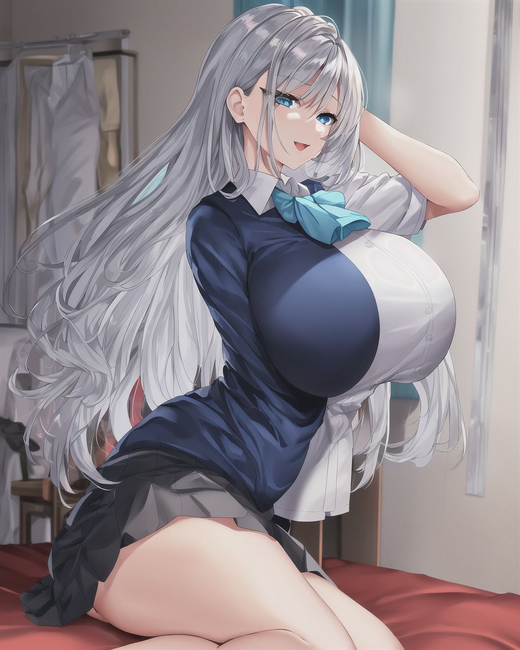 クールビューティ爆乳留学生とイチャラブ中出し同棲生活 サンプル1ページ目