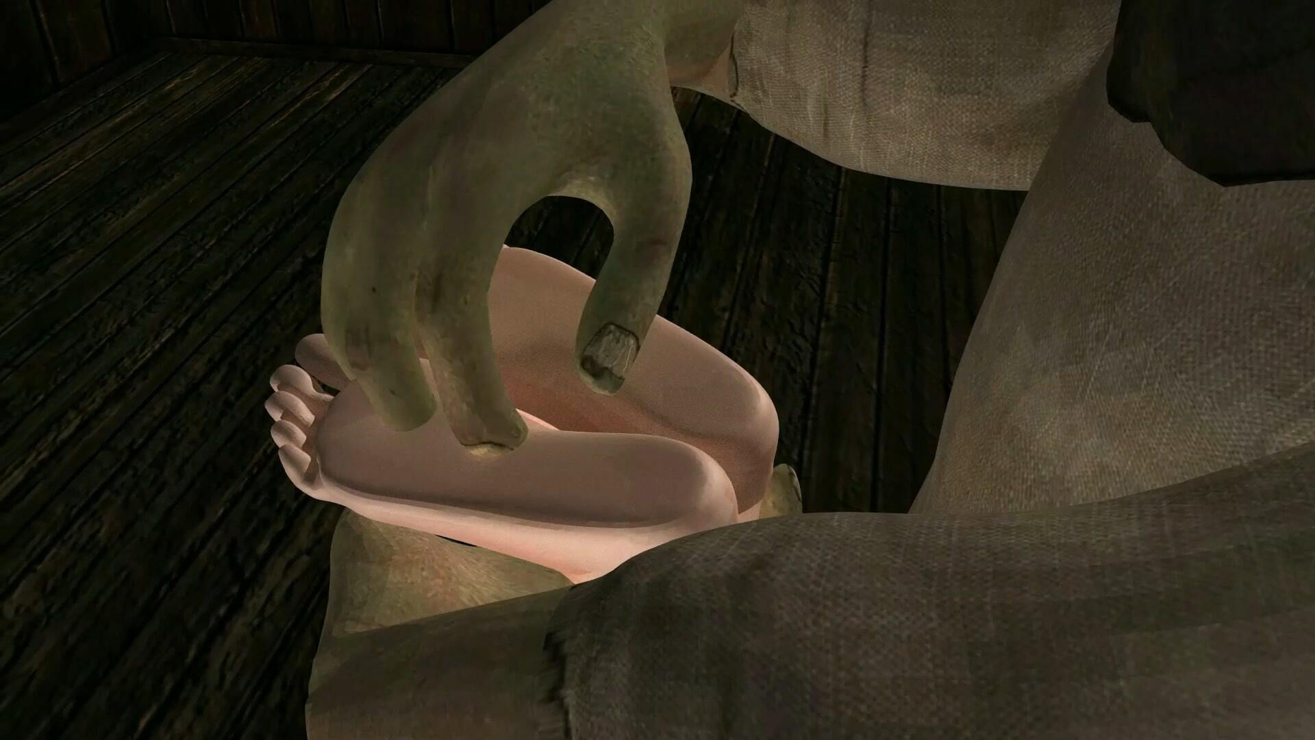 Foot torture by goblin サンプル3ページ目