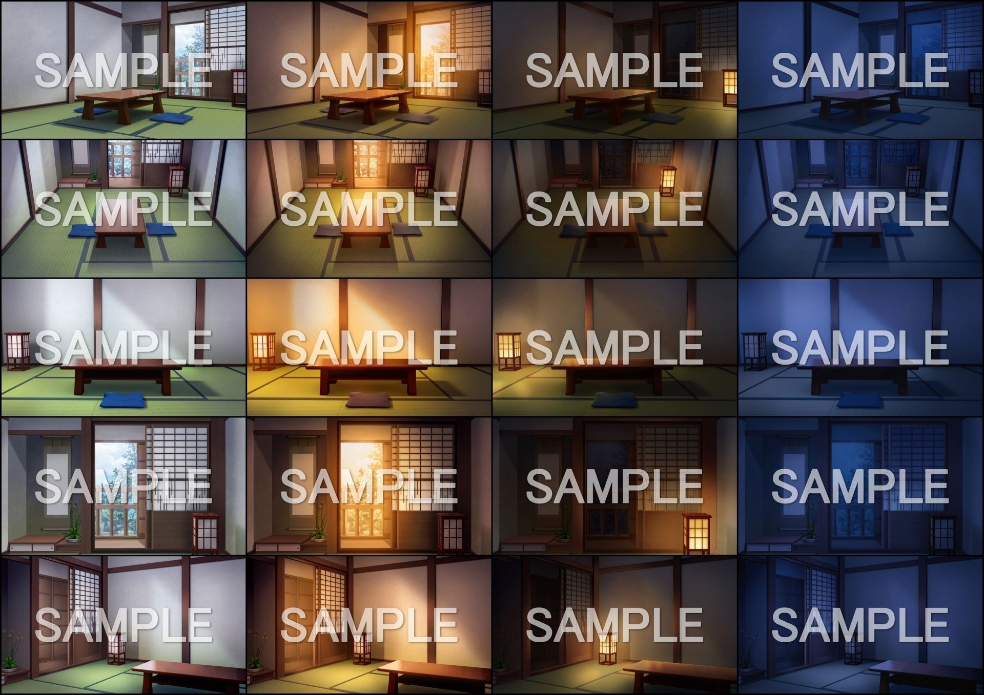 みにくる背景CG素材集『江戸編』part01 ブーストパック （部屋・宿・縁側・廊下） サンプル5ページ目