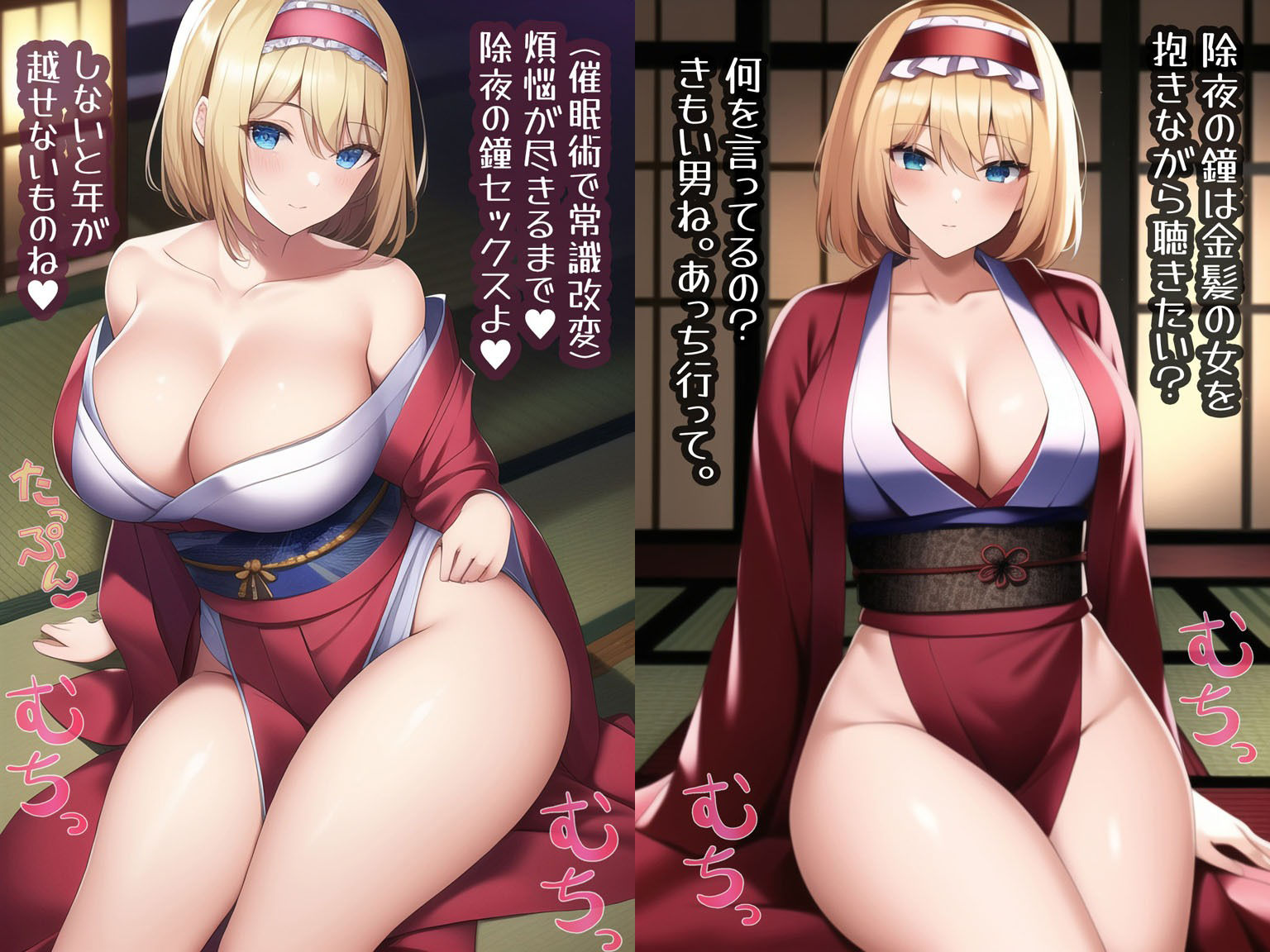 東方着物祭〜強気な巨乳娘に中出しまくり！！ サンプル2ページ目