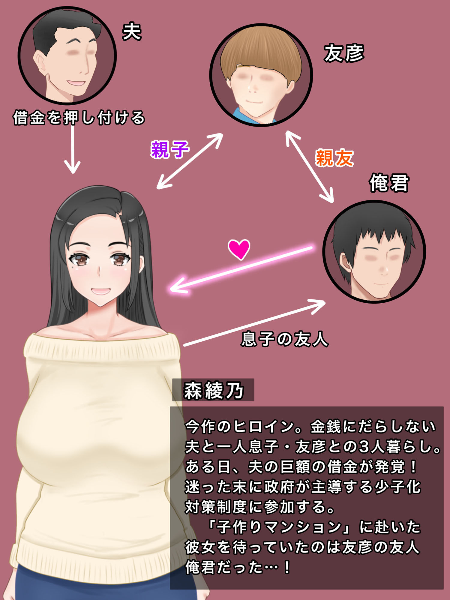 私、息子の友人と子作りすることになりました サンプル1ページ目