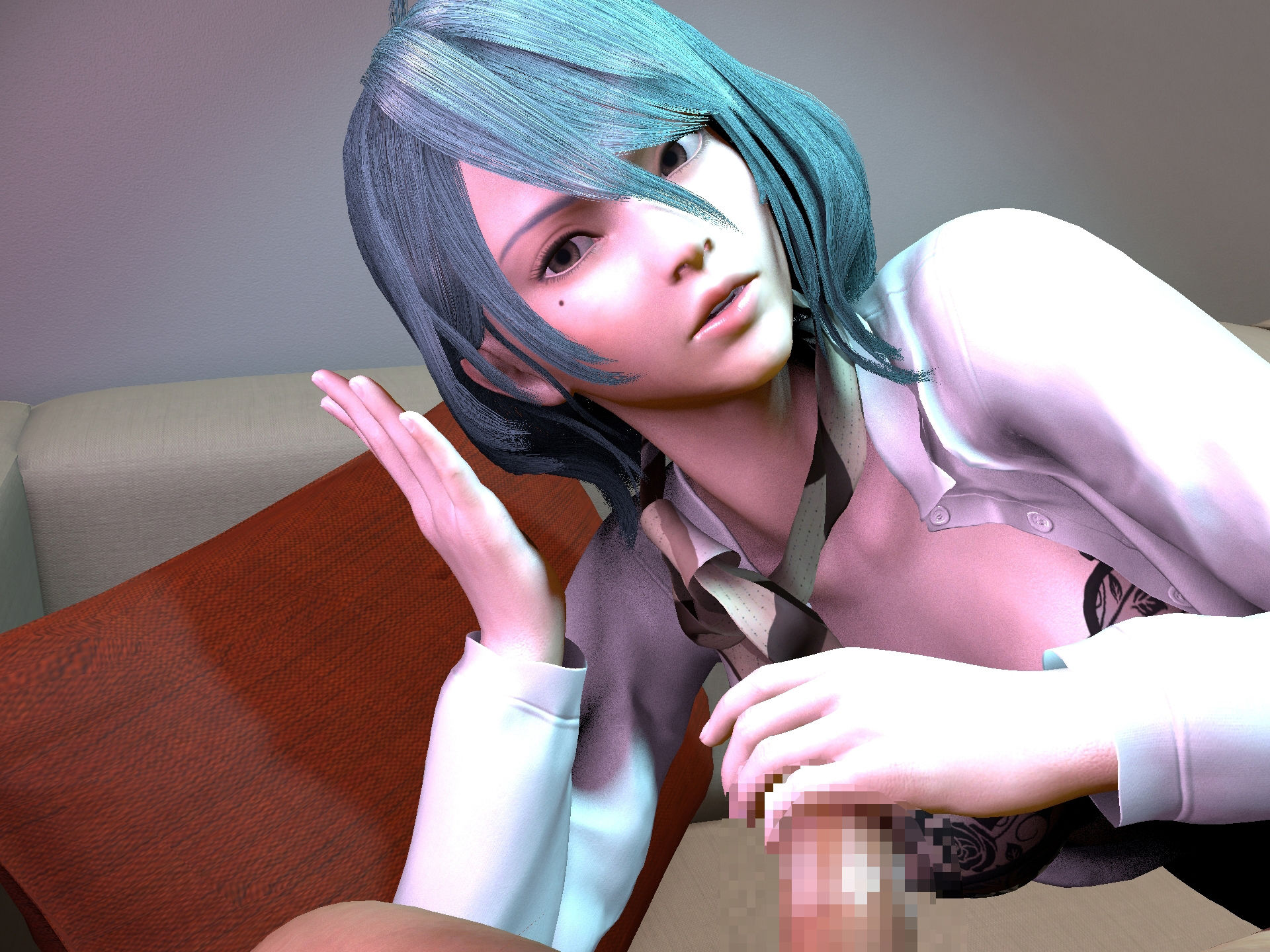 服飾デザイナー時代のた○きとと出張先お泊りセックス （3D動画） サンプル1ページ目