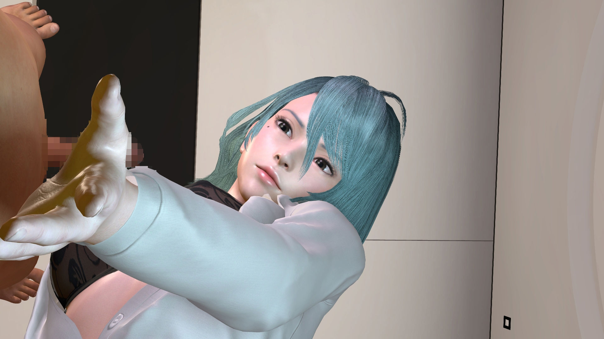 【スマホ対応・縦画面ver】服飾デザイナー時代のた○きとと出張先お泊りセックス （3D動画） サンプル5ページ目