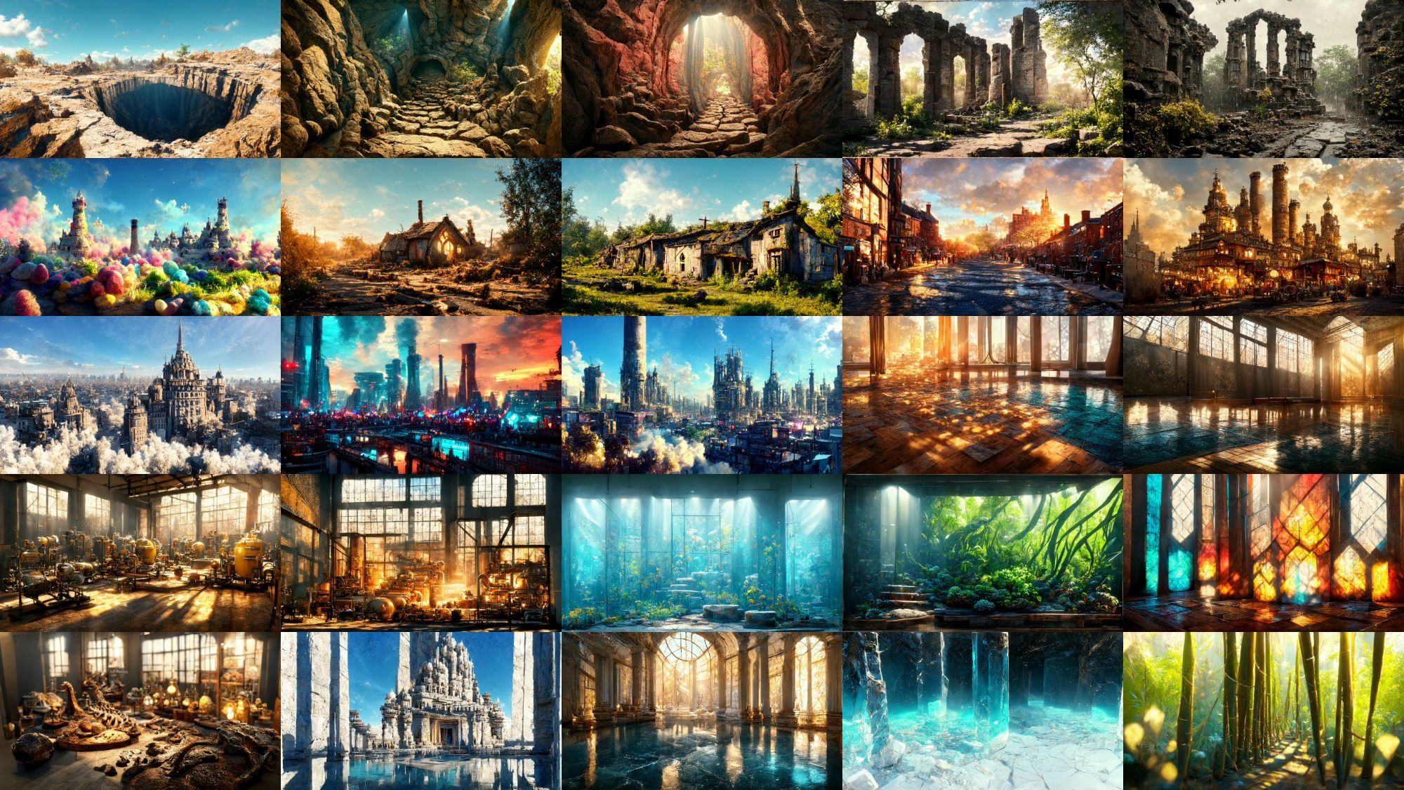 【ファンタジー系リアル調】著作権フリーの高解像度背景（画像100枚） サンプル2ページ目