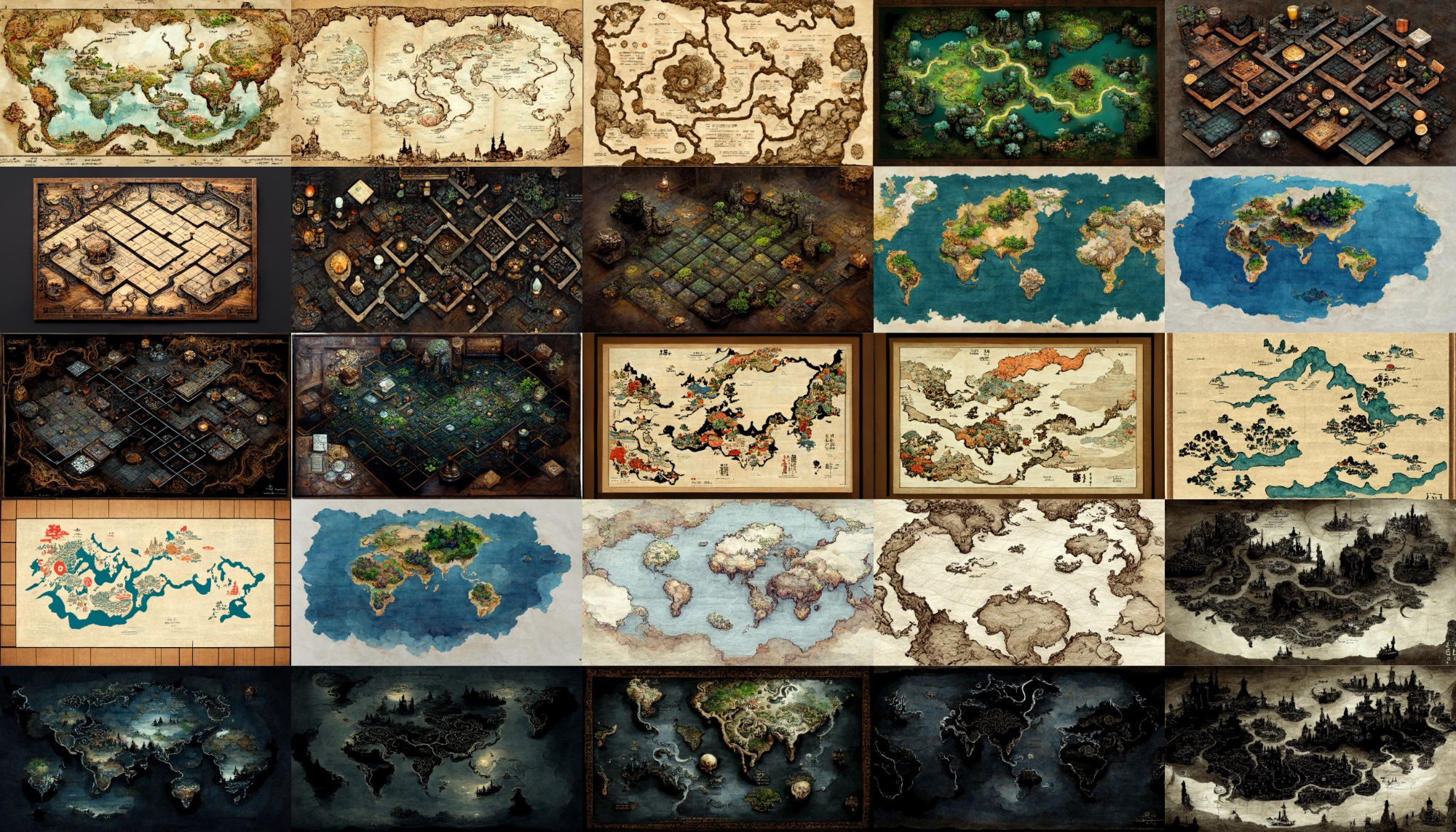 【色々な地図】著作権フリーの高解像度イラスト素材（画像100枚） サンプル4ページ目