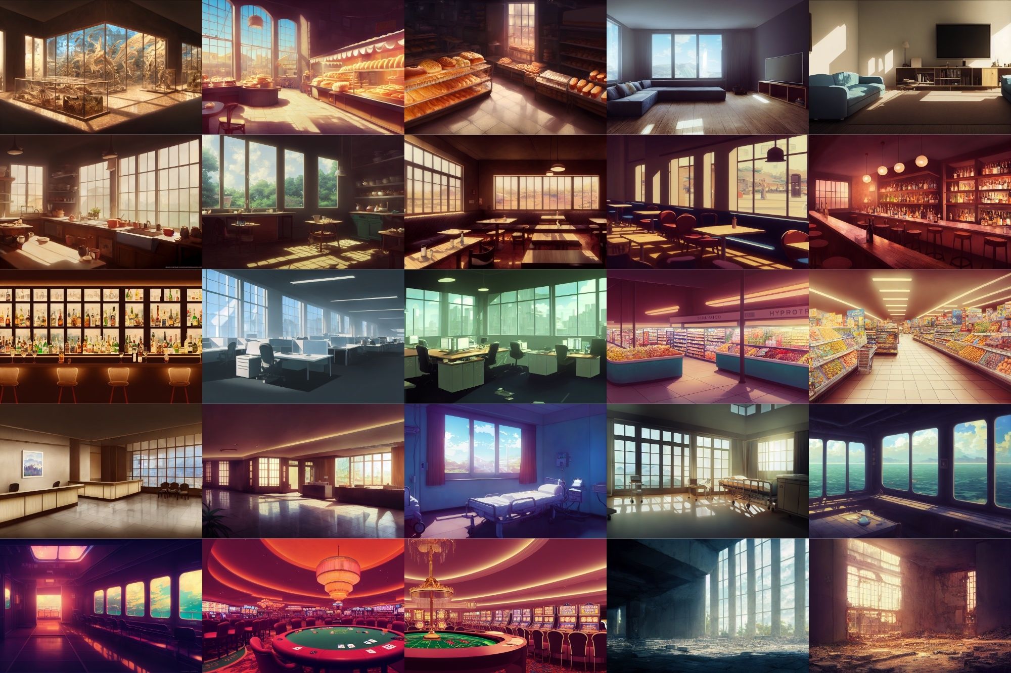 【現代系イラスト調】著作権フリーの高解像度背景（画像100枚） サンプル4ページ目