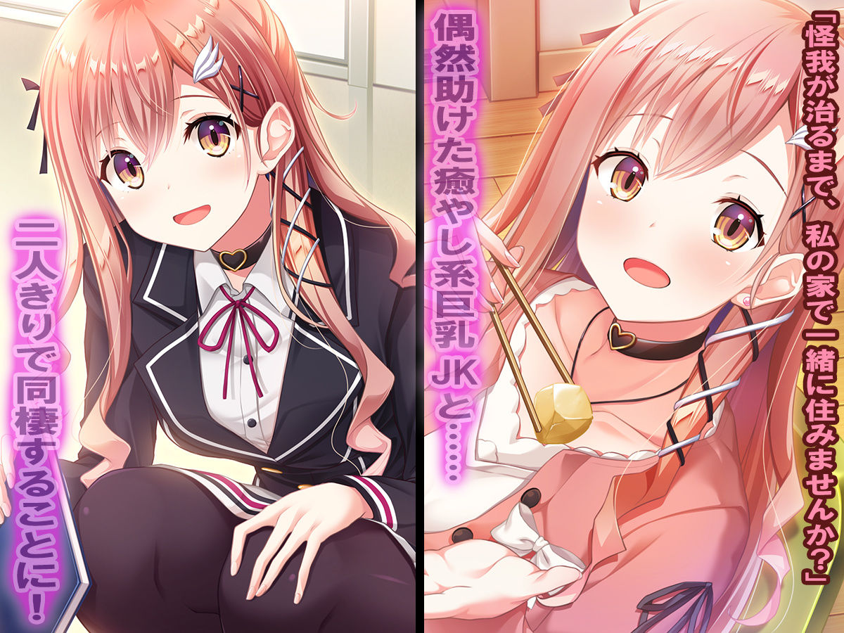 【CG集】元社畜のオレが美少女JKに拾われて甘々癒されエロ同棲生活（音声あり） サンプル1ページ目
