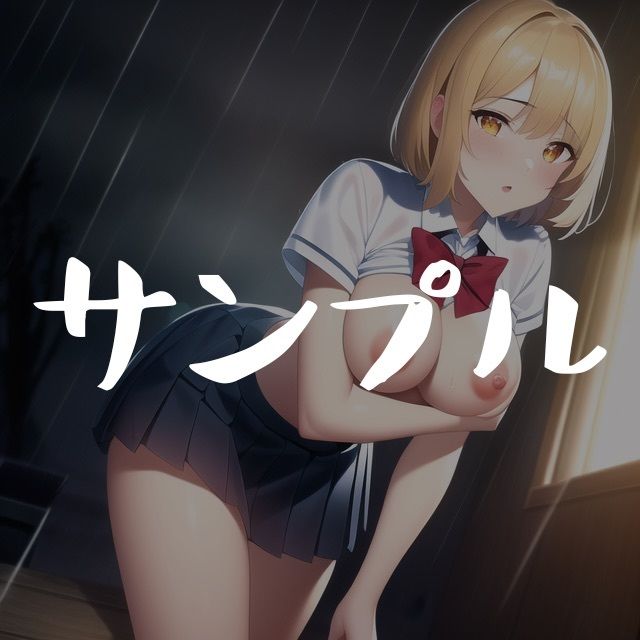 金髪エロ女子校生 サンプル2ページ目