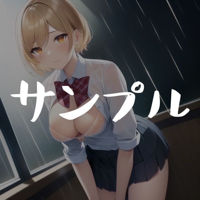 金髪エロ女子校生 サンプル3ページ目