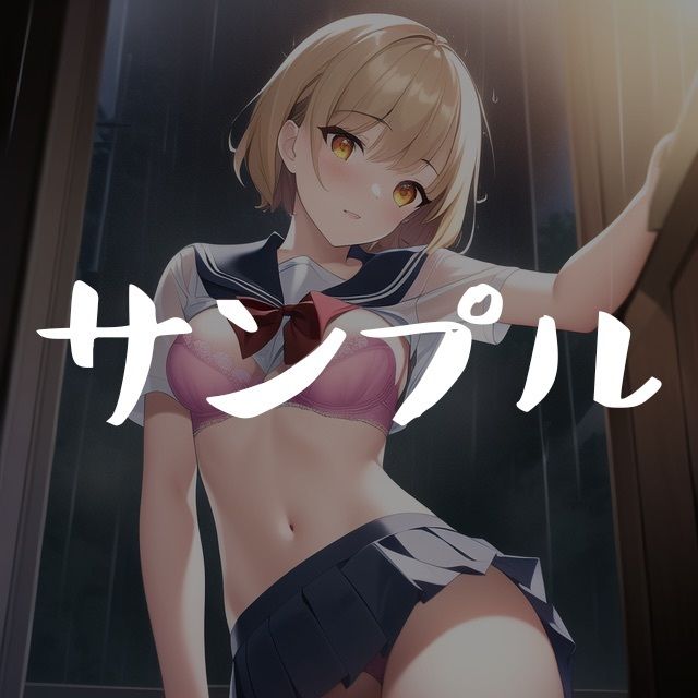 金髪エロ女子校生 サンプル4ページ目