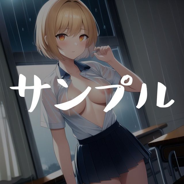 金髪エロ女子校生 サンプル5ページ目