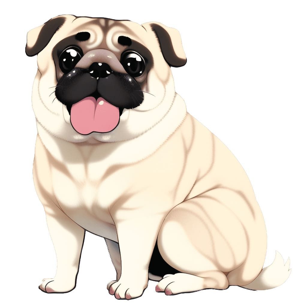 【犬20種類×5】著作権フリーの高解像度イラスト素材（画像100枚） サンプル8ページ目