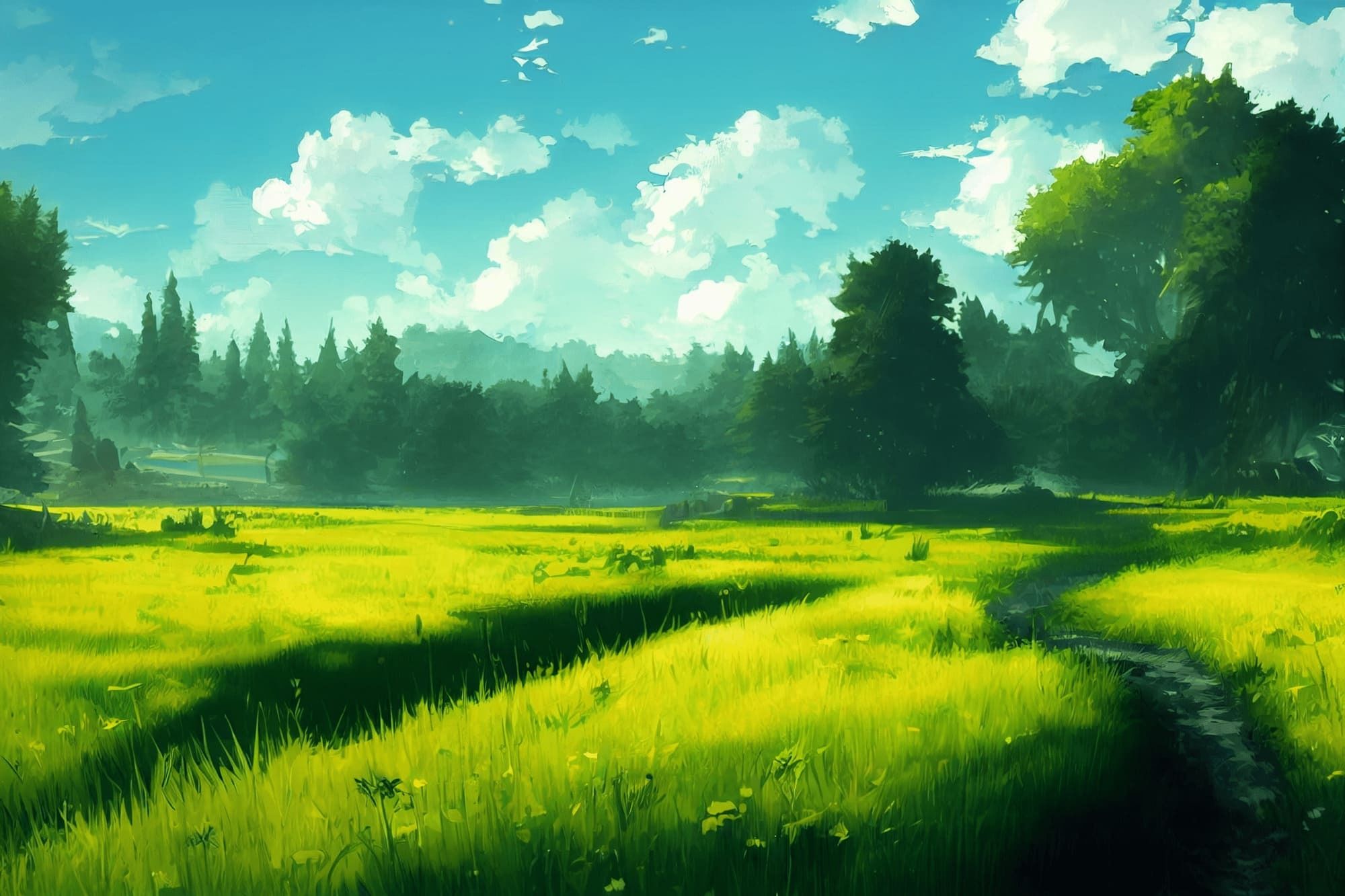 【草原や森や川などの自然系背景】著作権フリーの高解像度画像（100枚） サンプル5ページ目