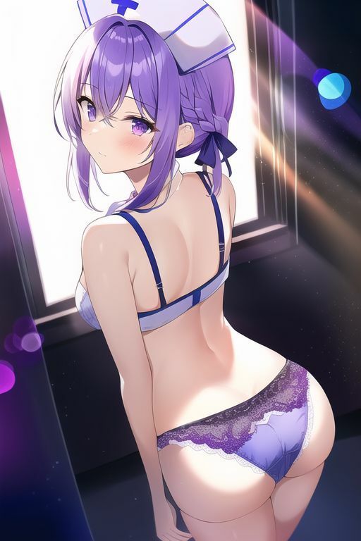 紫髪女子の下着 サンプル3ページ目