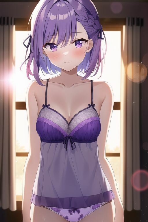 紫髪女子の下着 サンプル5ページ目