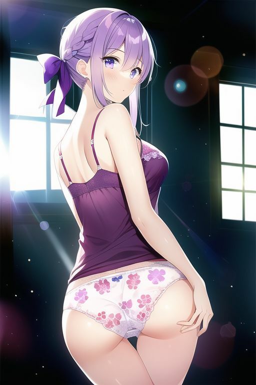 紫髪女子の下着 サンプル6ページ目