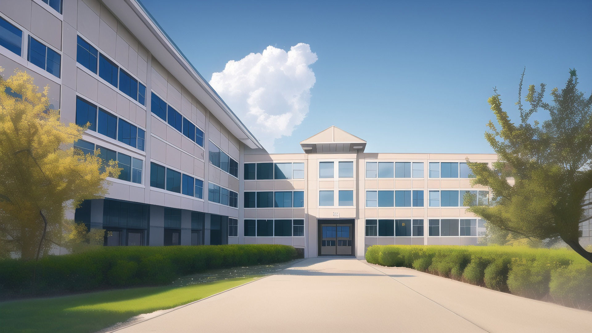 【アニメ調の学校や学園系背景】著作権フリーの高解像度画像（100枚） サンプル5ページ目