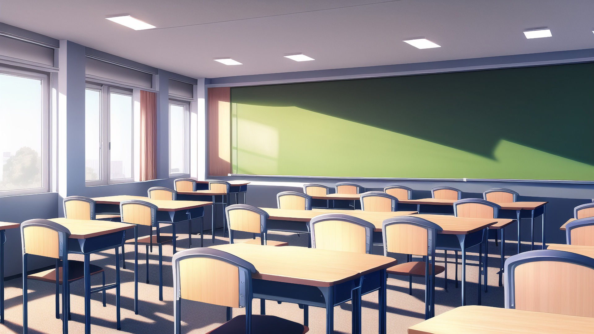 【アニメ調の学校や学園系背景】著作権フリーの高解像度画像（100枚） サンプル6ページ目