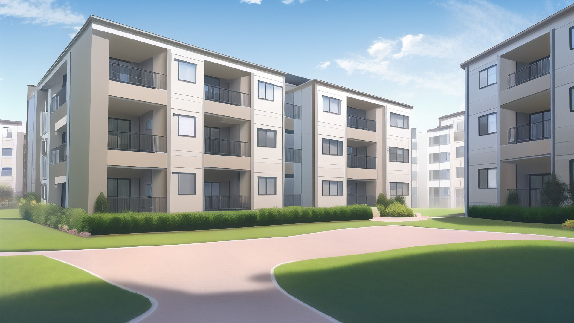 【アニメ調の家や室内系背景】著作権フリーの高解像度画像（100枚） サンプル6ページ目