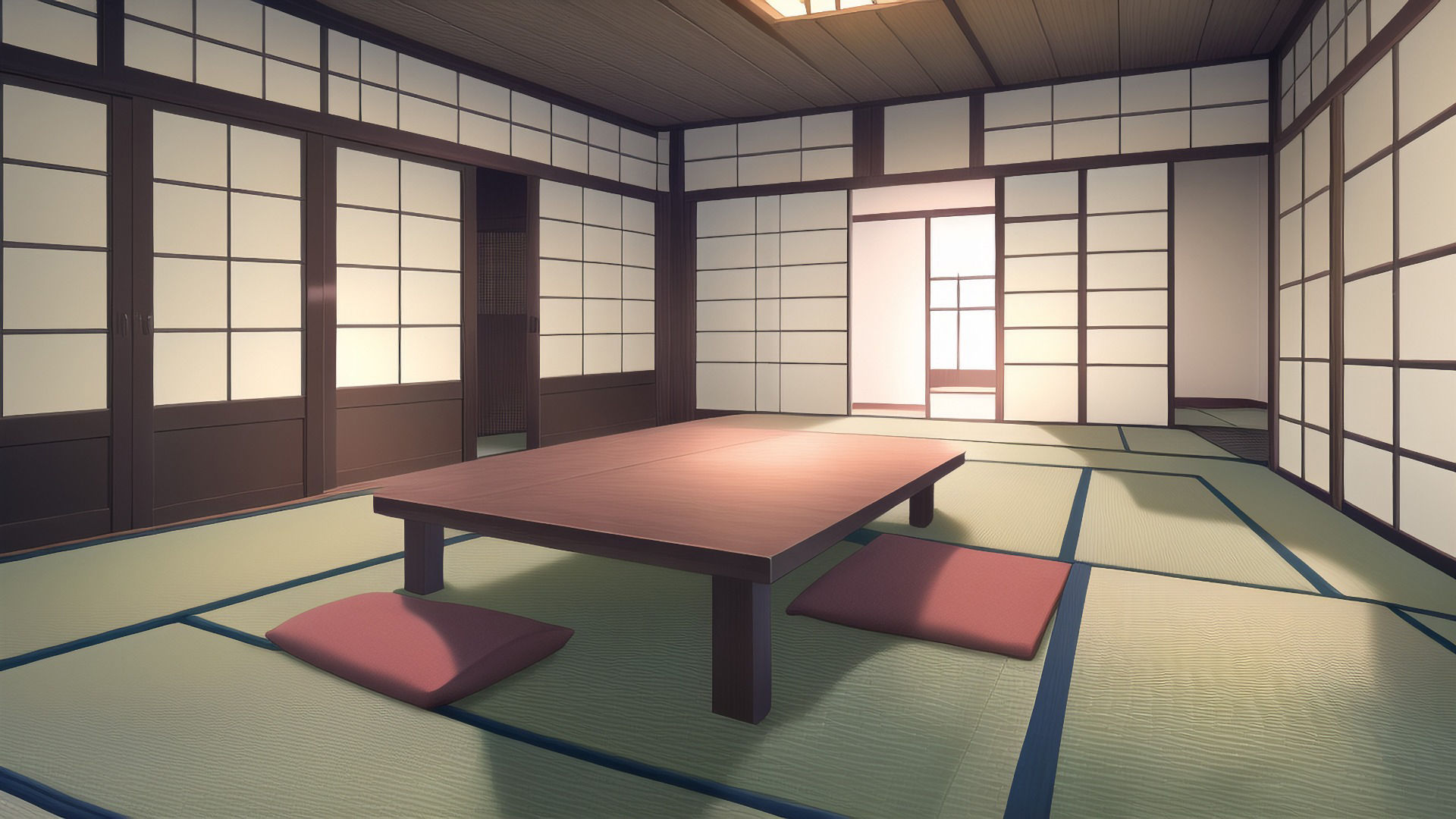 【アニメ調の家や室内系背景】著作権フリーの高解像度画像（100枚） サンプル8ページ目