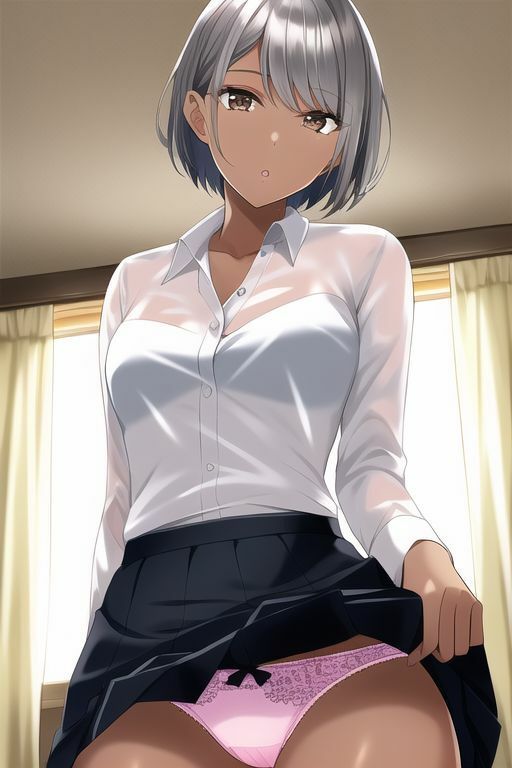 褐色女子の下着 サンプル1ページ目