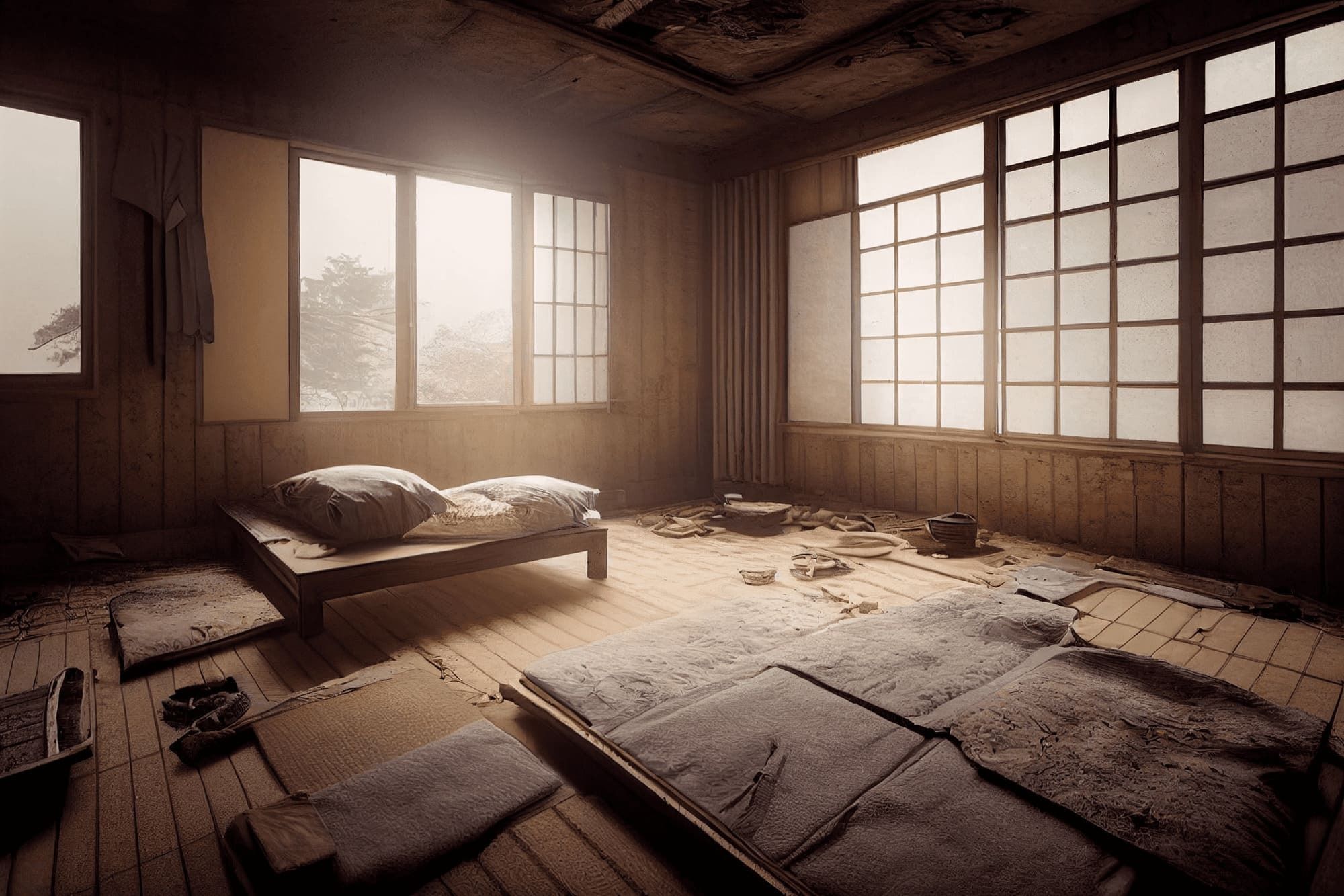【ポストアポカリプス、廃墟背景】著作権フリーの高解像度画像（100枚） サンプル9ページ目