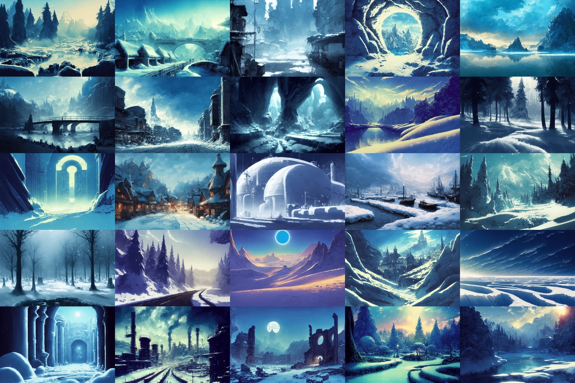 【雪の世界、雪国系背景】著作権フリーの高解像度画像（100枚） サンプル3ページ目