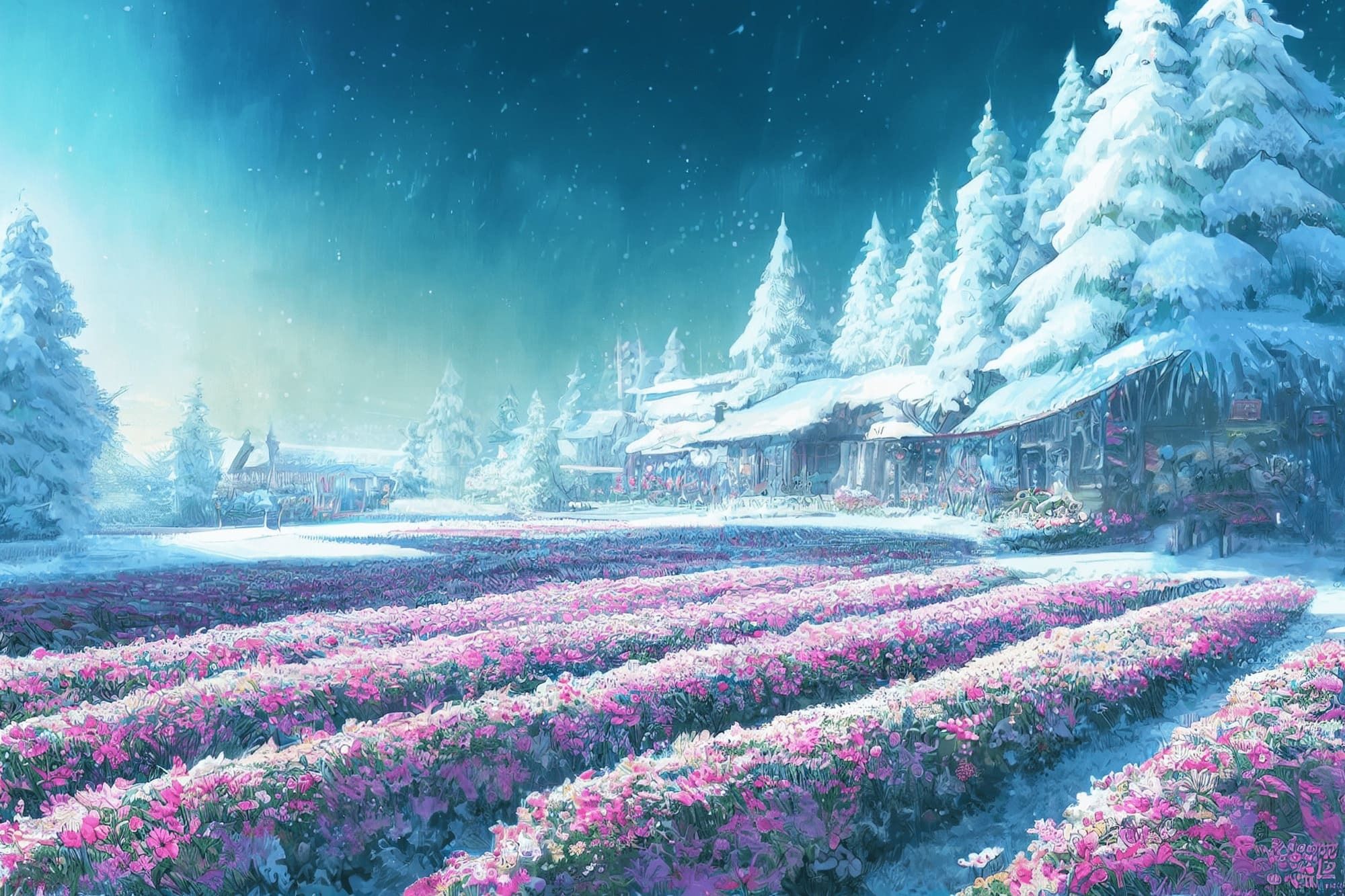 【雪の世界、雪国系背景】著作権フリーの高解像度画像（100枚） サンプル6ページ目