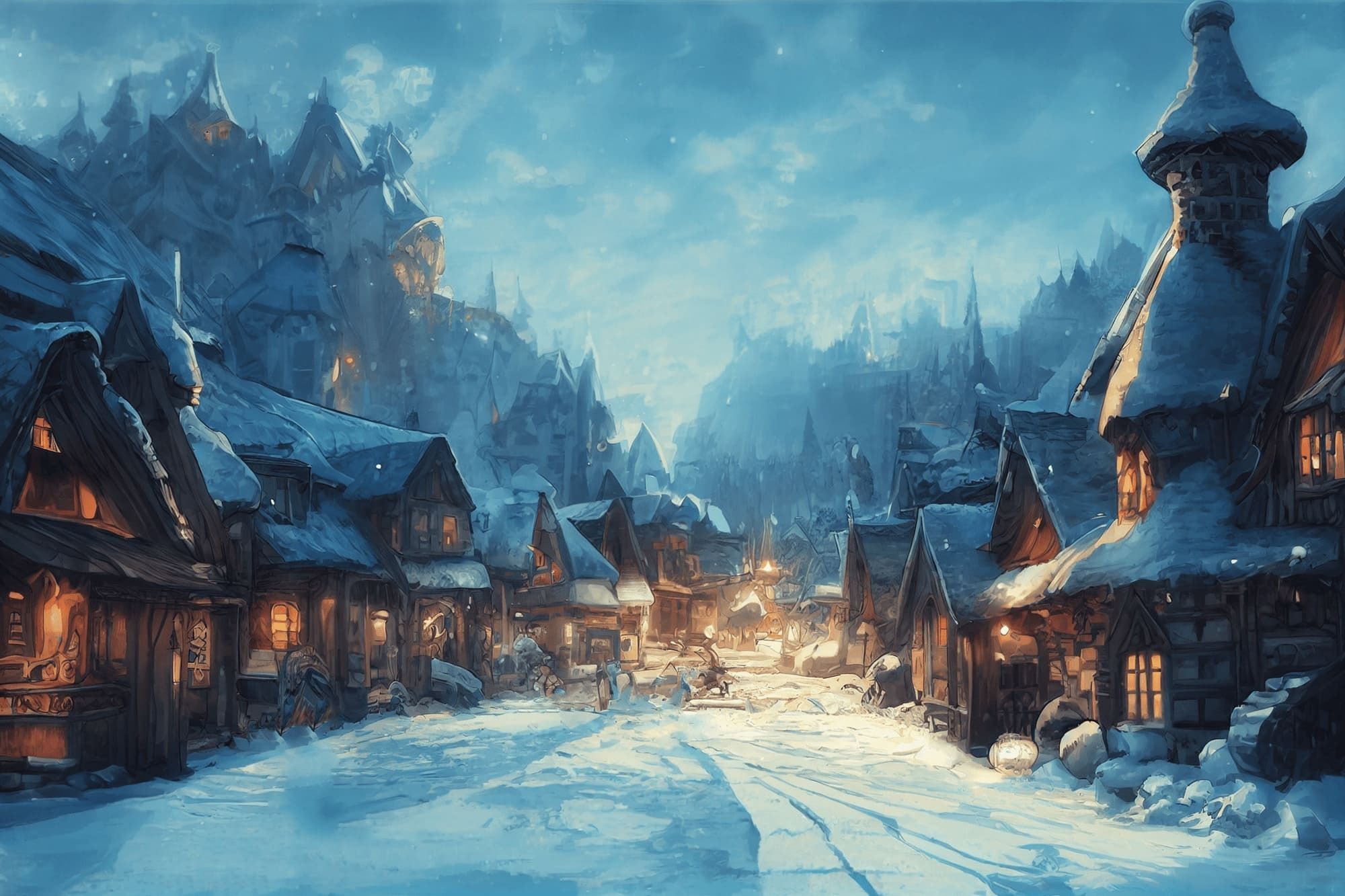 【雪の世界、雪国系背景】著作権フリーの高解像度画像（100枚） サンプル9ページ目