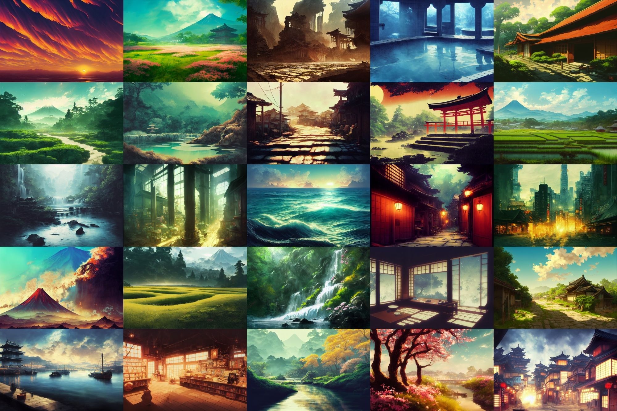 【日本、和風系背景】著作権フリーの高解像度画像（100枚） サンプル2ページ目