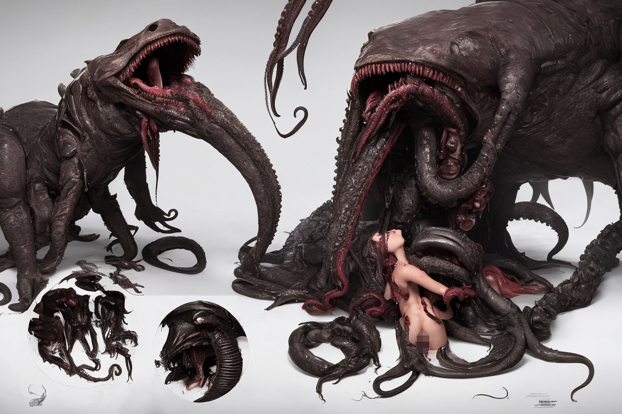 地獄のクリーチャー画像集 サンプル4ページ目