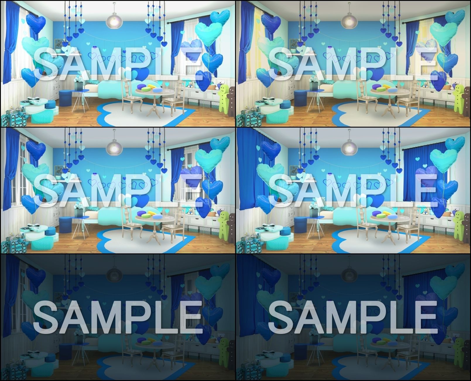みにくる背景CG素材集『ホワイトデー編』part01 サンプル1ページ目