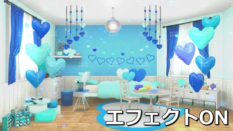 みにくる動く背景CG素材集『ホワイトデー編』part01 サンプル1ページ目