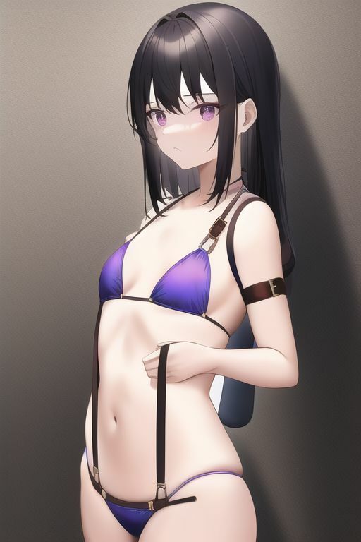 美少女のハーネス水着 サンプル2ページ目