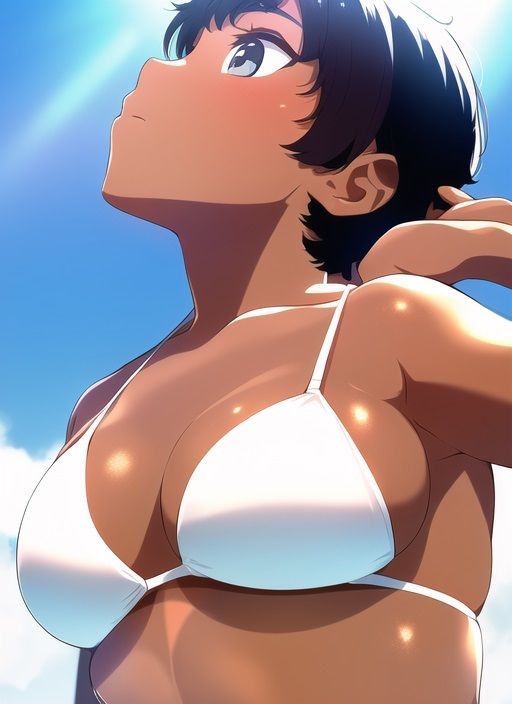 日焼け女子校生室見渚沙（姉）の日常1 サンプル2ページ目