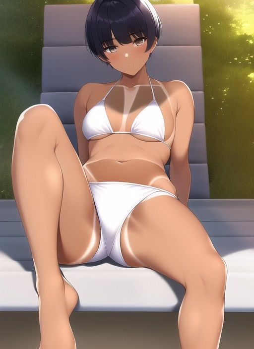 日焼け女子校生室見渚沙（姉）の日常1 サンプル3ページ目