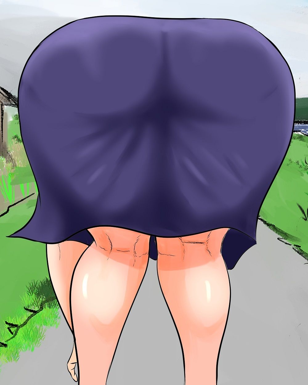 子供を連れて帰郷したぼくは同級生のマキちゃんのお母さんと遭遇して・・・ サンプル2ページ目