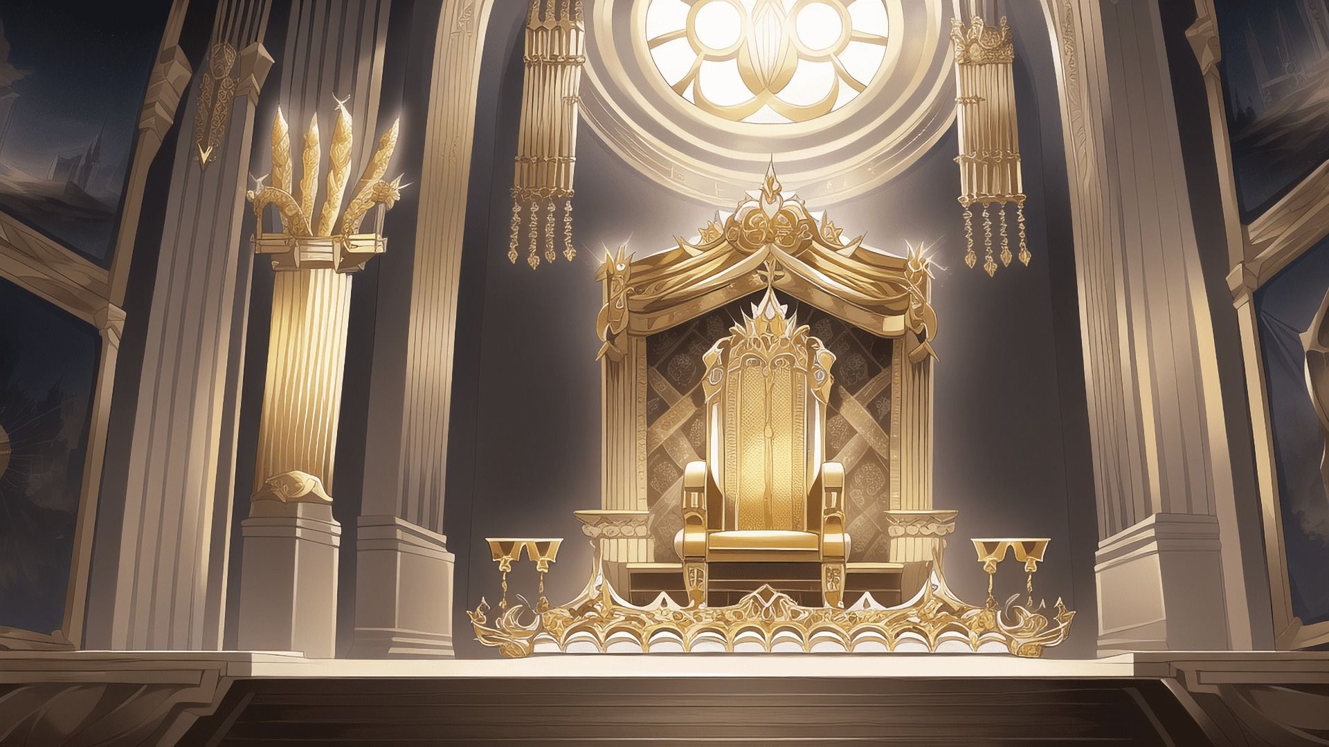【アニメ調の黄金郷系背景】著作権フリーの高解像度画像（100枚） サンプル7ページ目